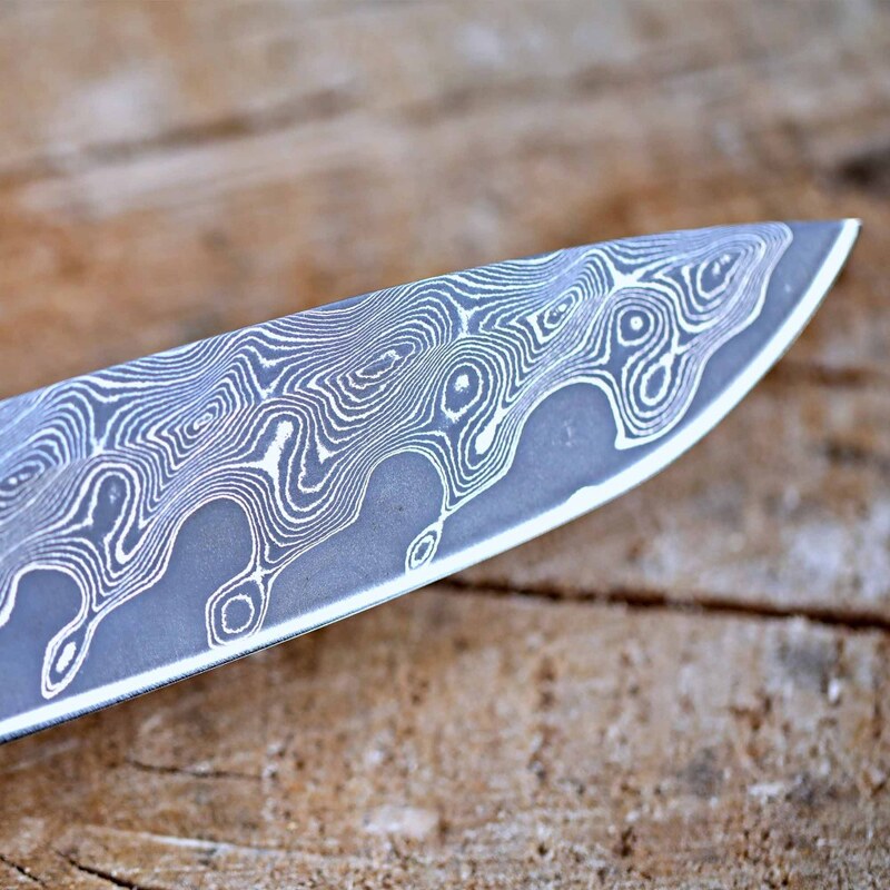 nůž lovecký Dellinger CLASSIC Chad Nichols Damascus