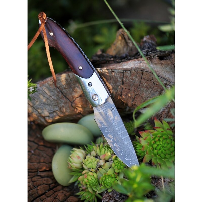 nůž zavírací Dellinger MUSHROOM KILLER vg10 Damascus