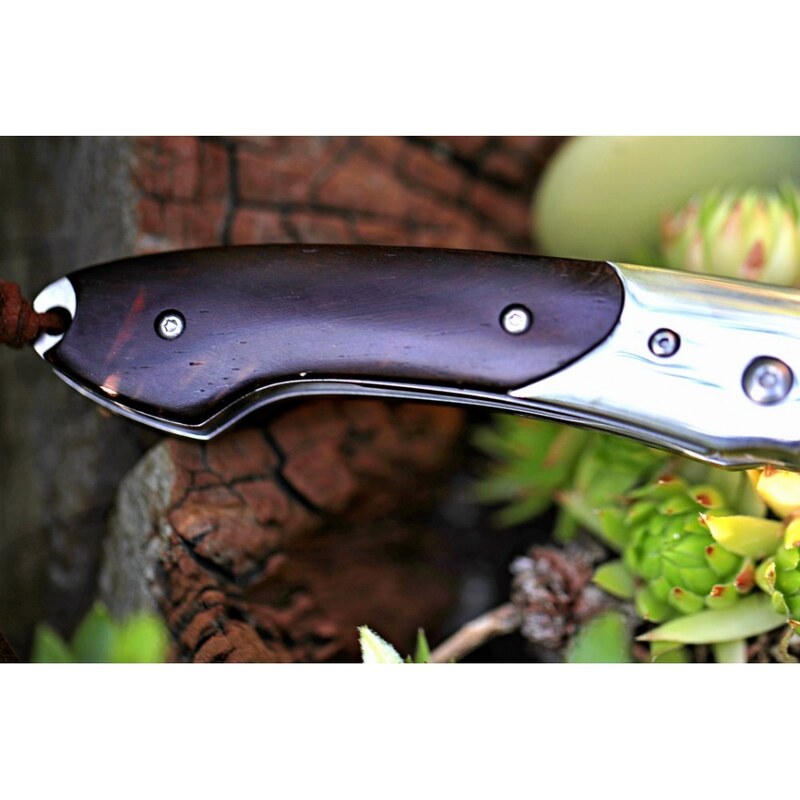 nůž zavírací Dellinger MUSHROOM KILLER vg10 Damascus