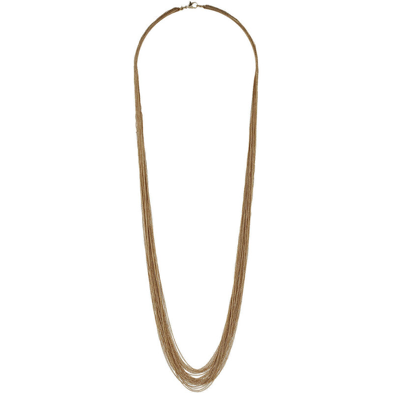 Topshop Multi-Row Chain Necklace