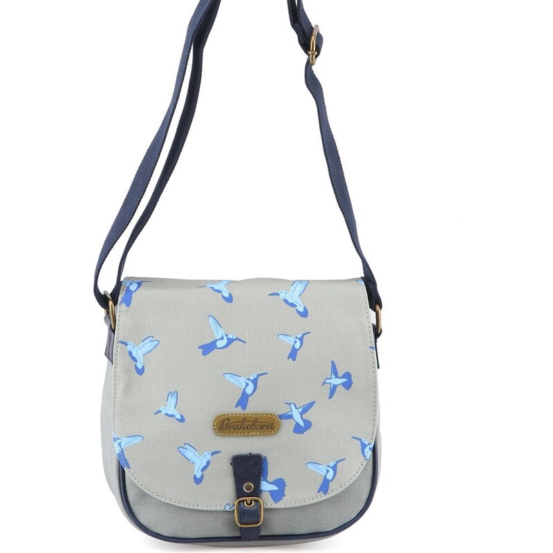 Šedozelená dámská taška s kolibříky Brakeburn Hummimngbird