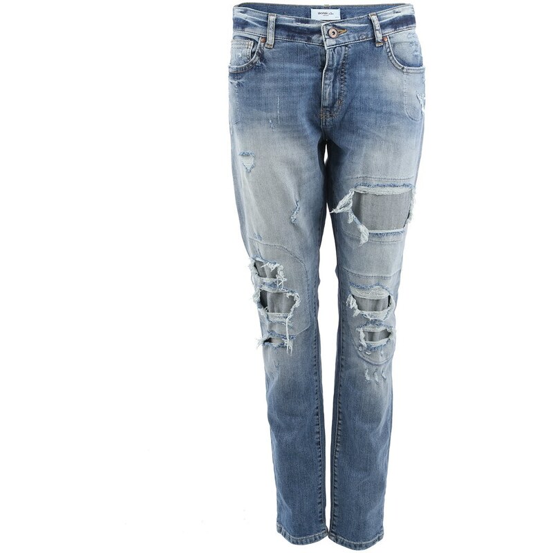 Světle modré džíny se záplatami Vero Moda