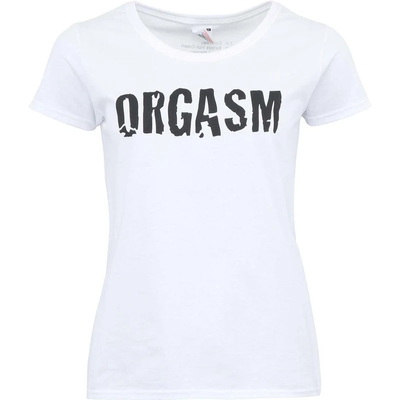 Bílé dámské tričko ZOOT Originál Orgasm - GLAMI.cz