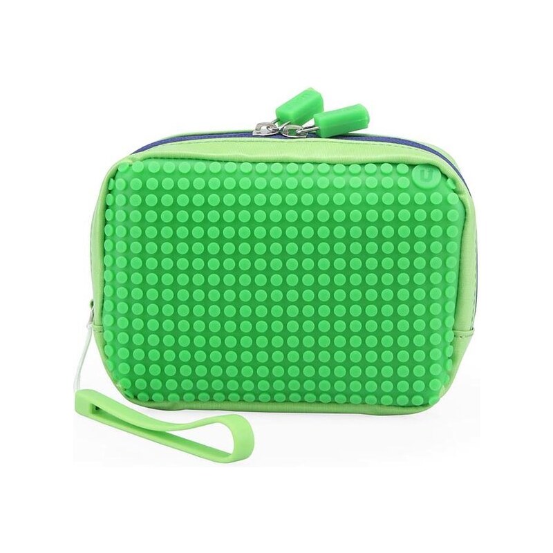 Zelená kosmetická taška Pixelbags Canvas Handbag