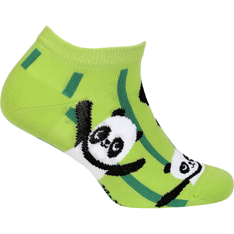 Dětské kotníkové ponožky WOLA PANDA zelené 49531176