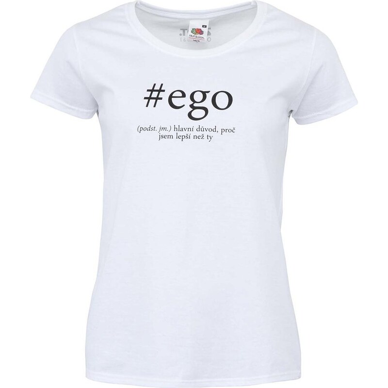Bílé dámské tričko ZOOT Originál Ego