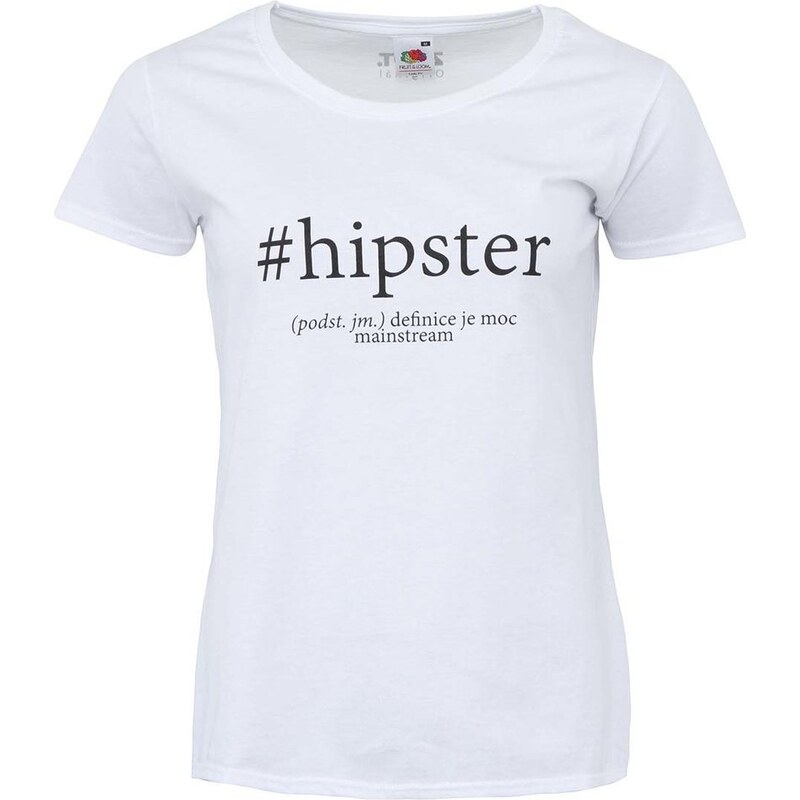 Bílé dámské tričko ZOOT Originál Hipster