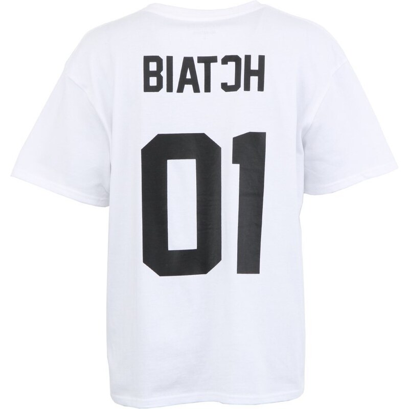 Dámské bílé tričko Eleven Paris Hachi s nápisem na zádech