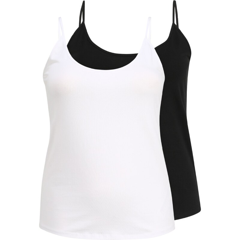 Urban Classics Top černá / bílá 115685983