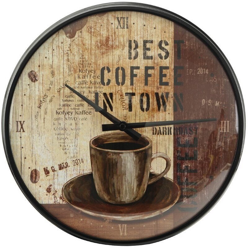 Nástěnné hodiny Nostalgic-Art Best coffee in town