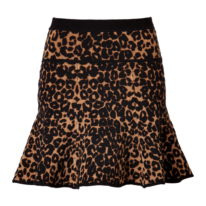 A.L.C. Leopard Print Skirt