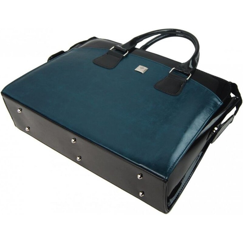 PUNCE LC-01 kabelka pro notebook do 15,6" modrá petrolejová