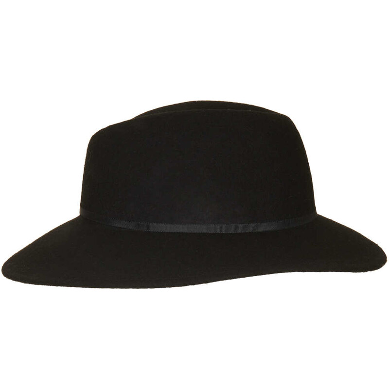 Topshop Swoosh Crown Fedora Hat