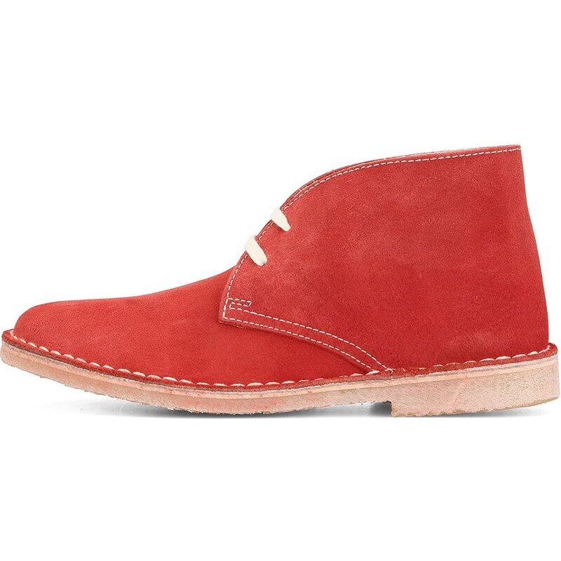 Dámské kotníčkové boty Woz Madrid v cihlově červené barvě