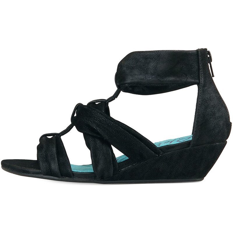 Pohodlnné páskové boty Blowfish Charlene v černé barvě