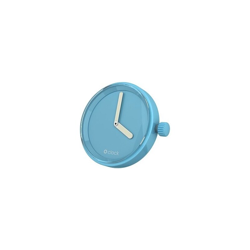 Světle modrý samostatný ciferník O clock