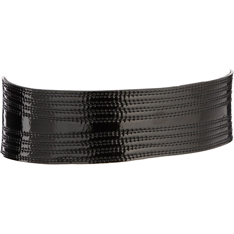 ASOS High Shine Stitch Detail Waist Belt