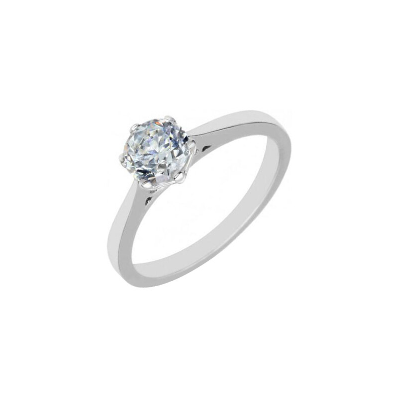 Eppi Platinový zásnubní prsten s diamantem Nely