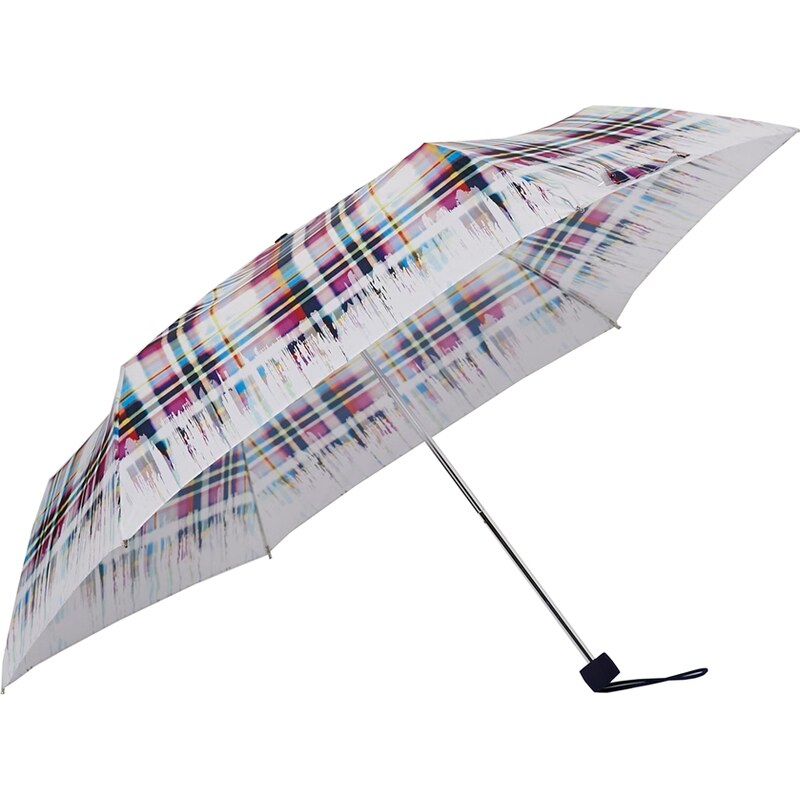 Fulton Superslim Abstract Check Umbrella