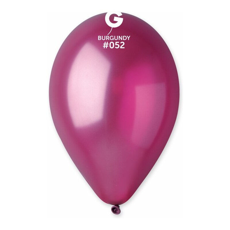 SMART Balonky metalické 1 ks bordo - průměr 26 cm