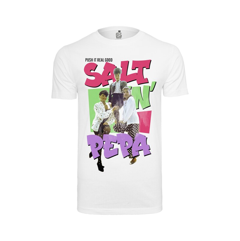 Merchcode Tričko Ladies Salt N Pepa světle zelená / světle
