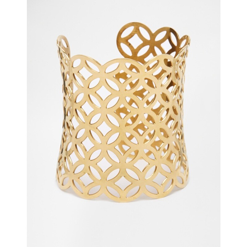 Ashiana Geometric Cuff - Gold