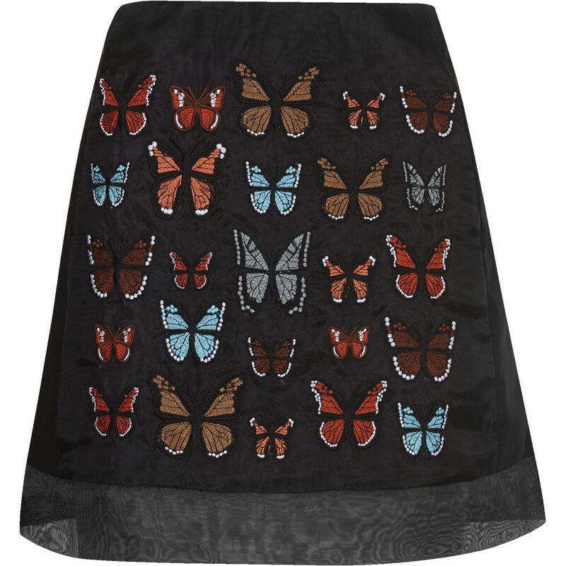 Topshop Butterflies Mini Skirt