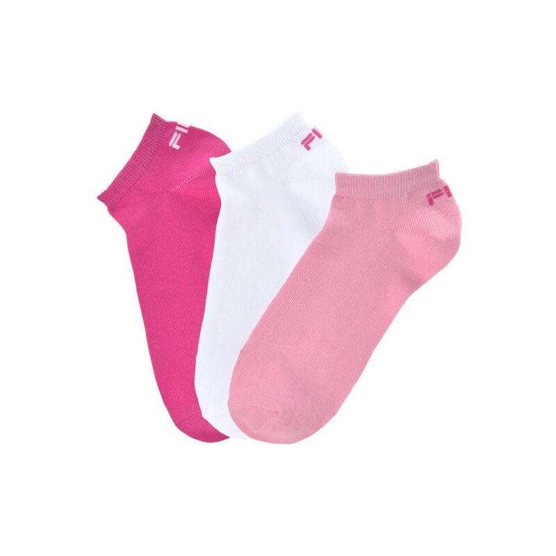 FILA Ponožky pink / růžová / bílá