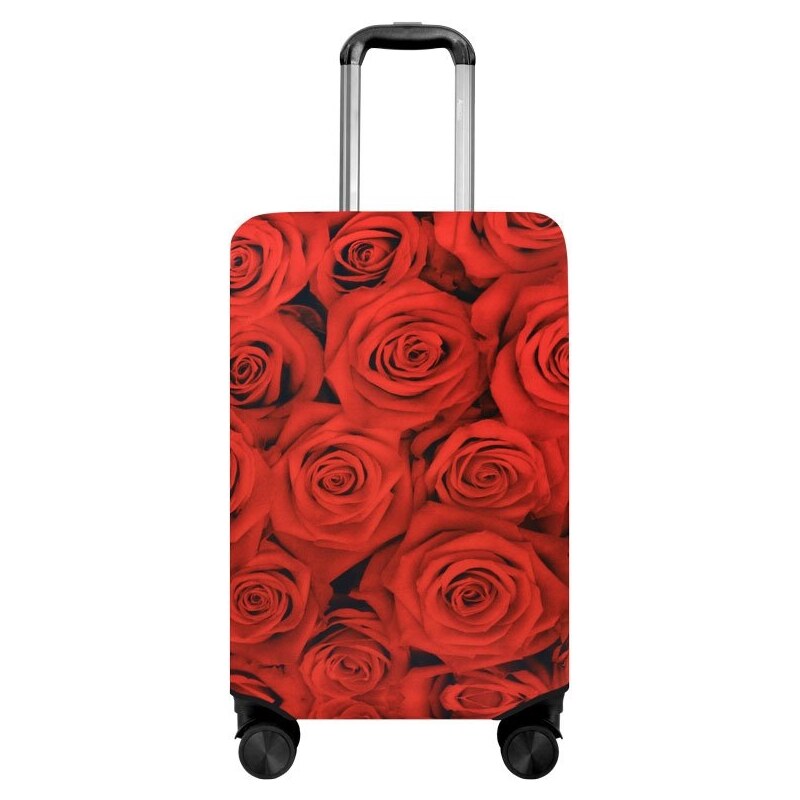 KUFRYPLUS Obal na kufr H148 Růže S