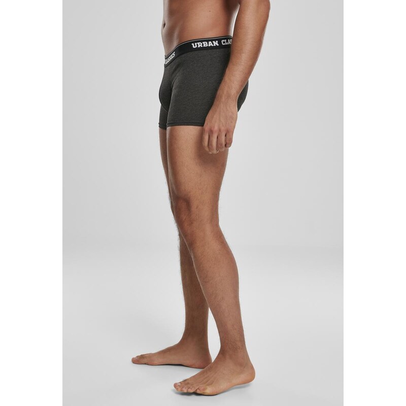 UC Men Boxerky 3-balení se značkou AOP/black/charcoal