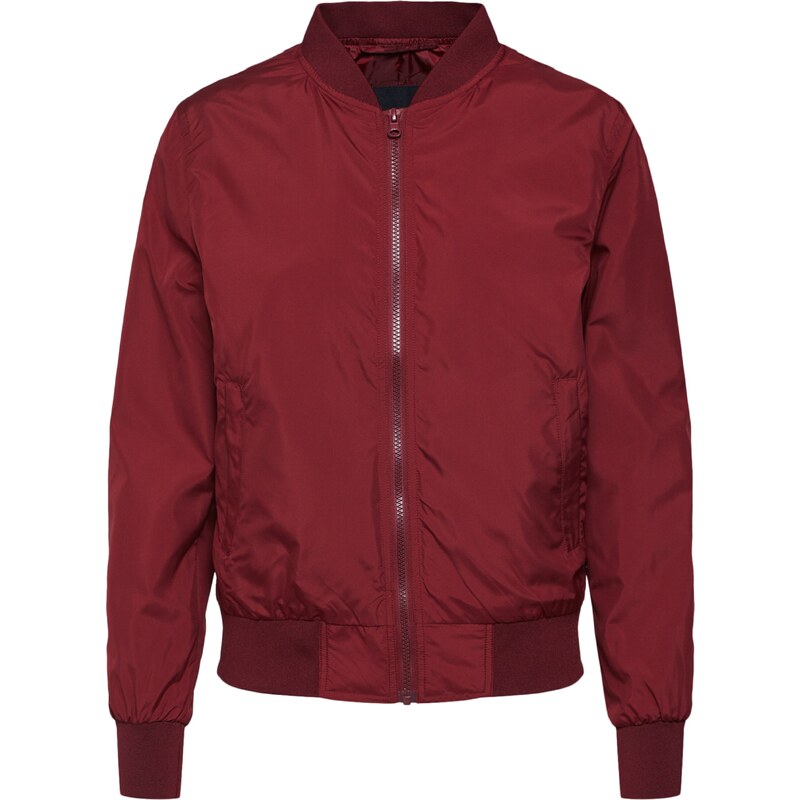 Urban Classics Přechodná bunda burgundská červeň