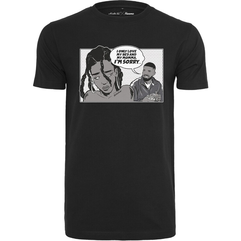 Mister Tee Tričko Sorry šedá / tmavě šedá / černá / bílá
