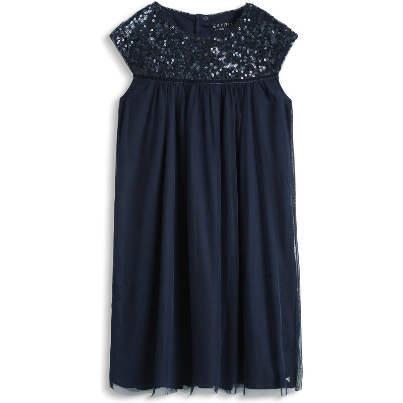 Esprit Šaty s flitry a síťovanou sukní