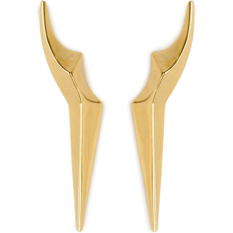 Jennifer Fisher Small Sword Talon Gold-Plated Earrings