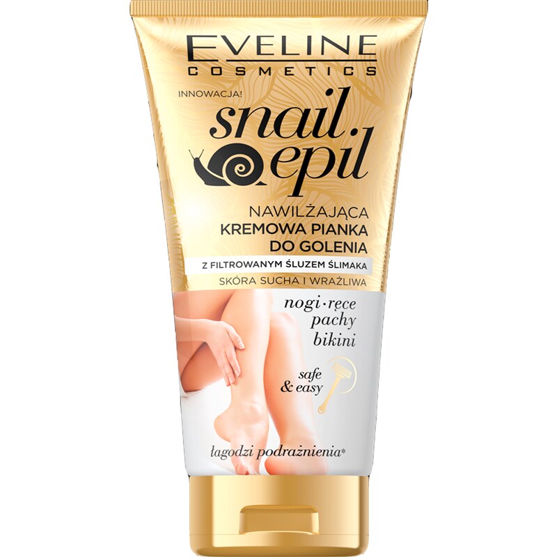 Eveline cosmetics Snail epil Hydratační krémová pěna na holení 175 ml