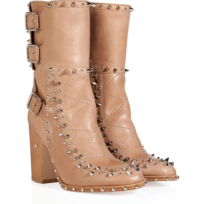 Laurence Dacade Leather Studded Baulence Half Boots
