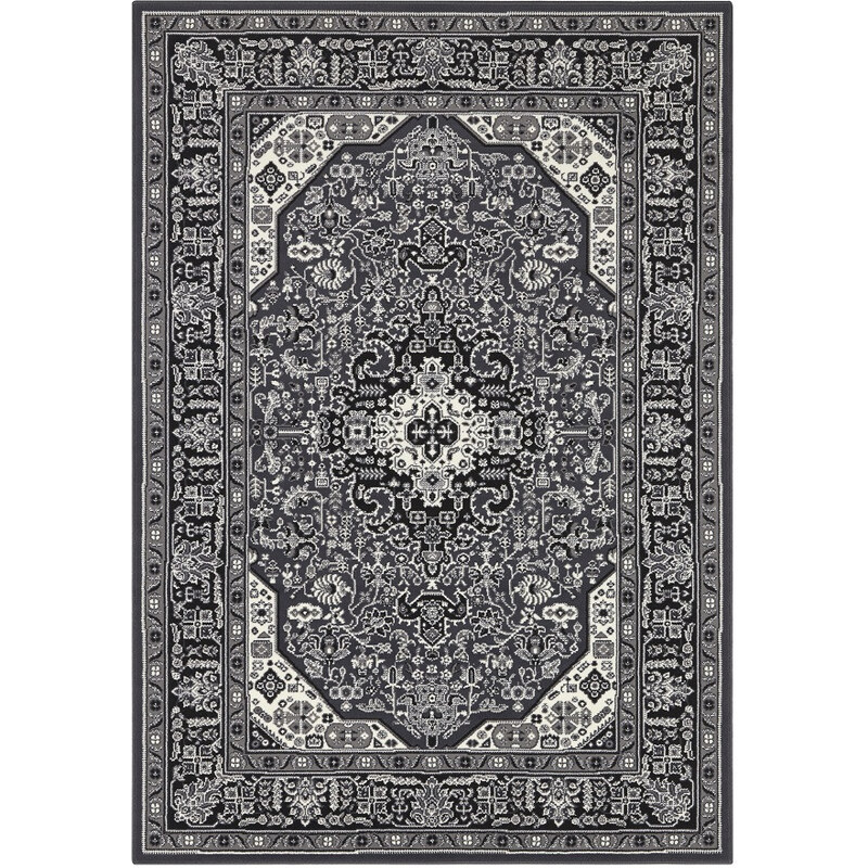 Nouristan - Hanse Home koberce Kusový koberec Mirkan 104436 Dark-grey - 160x230 cm