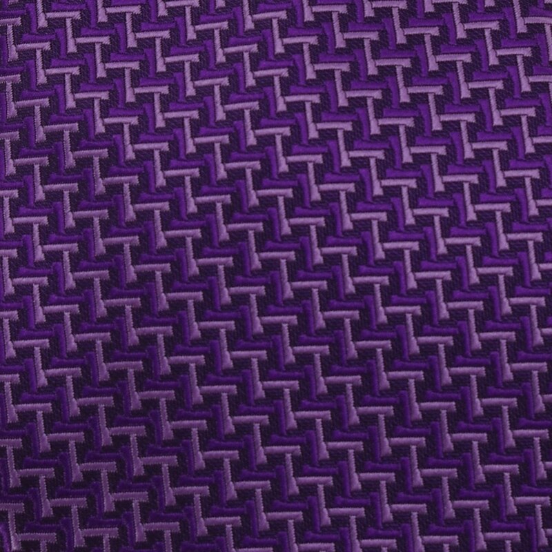 Šlajfka Fialová mikrovláknová kravata s originálním vzorem