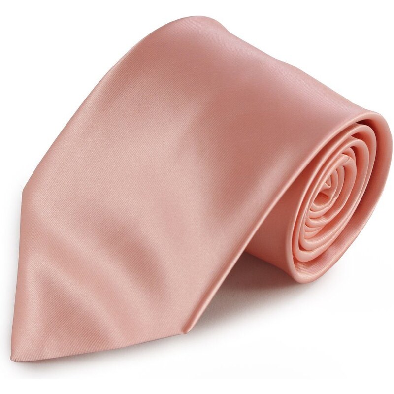 Šlajfka Světle růžová mikrovláknová kravata