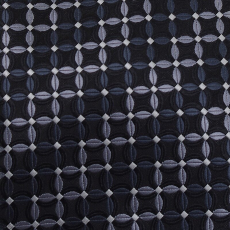 Šlajfka Šedá mikrovláknová kravata s atypickým vzorem