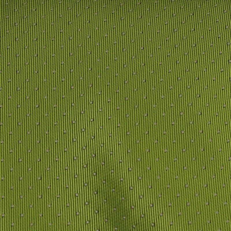 Šlajfka Zelená mikrovláknová kravata s decentním vzorkem