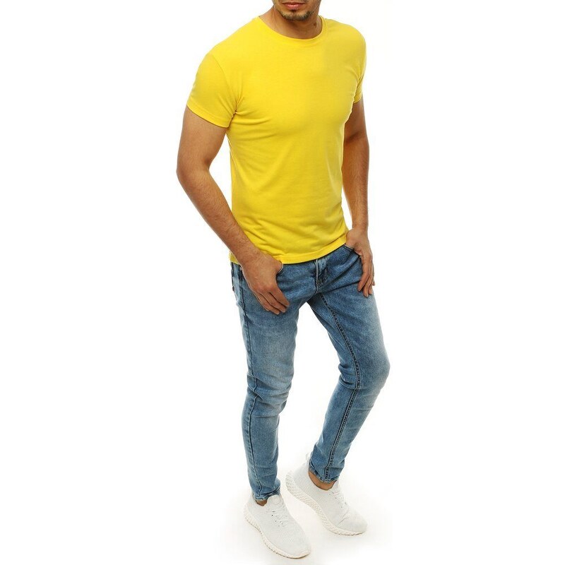 Buďchlap Jednoduché žluté tričko