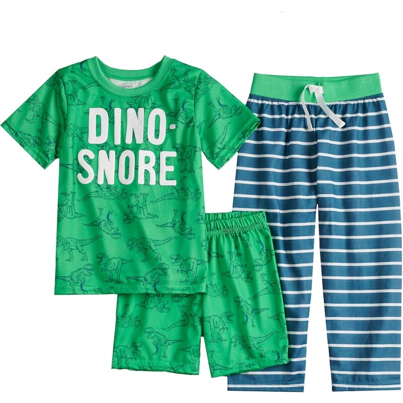 Chlapecké pyžamo CARTERS - 3 dílná sada - Dino-Snore