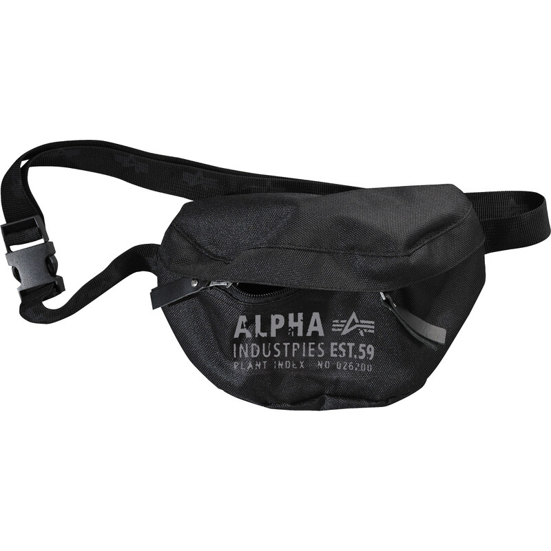 Alpha Industries ledvinka CARGO OXFORD WAIST BAG black