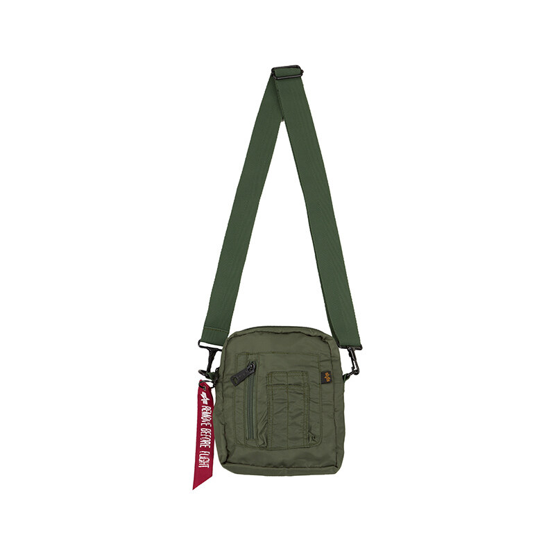 Alpha Industries Taška Crew Carry Bag sage green