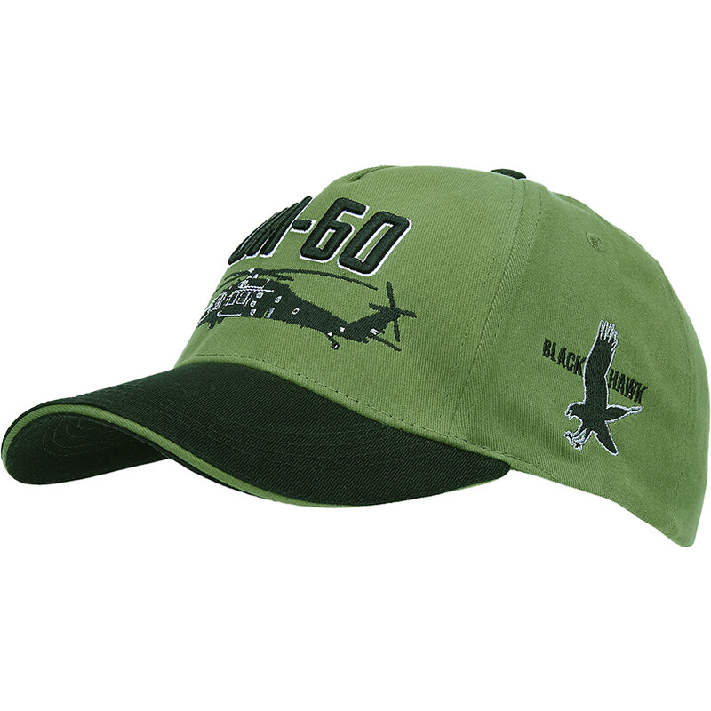 FOSTEX Kšiltovka Baseball UH-60 BLACKHAWK zelená