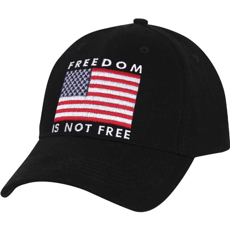 ROTHCO Kšiltovka Baseball Freedom Is Not Free černá