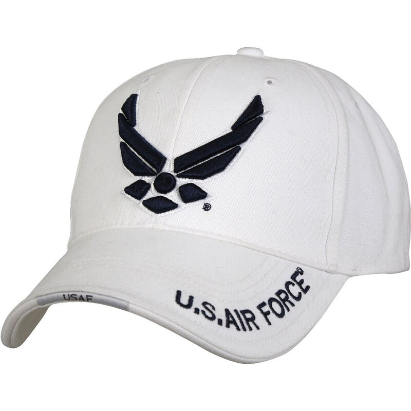 ROTHCO Kšiltovka Baseball Deluxe AIR FORCE bílá