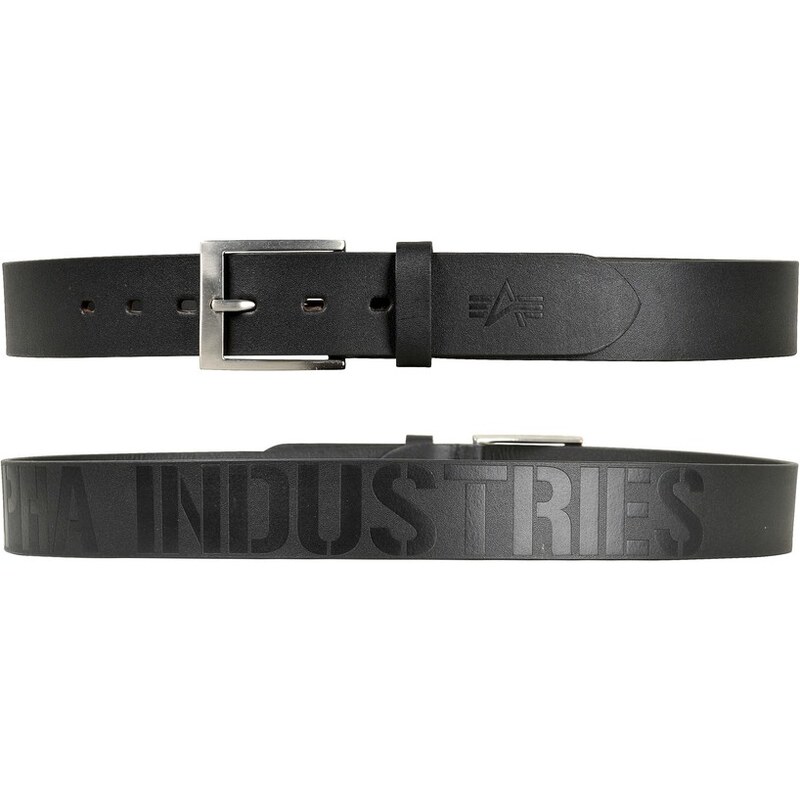 Alpha Industries Opasek Embossed Alpha Belt black