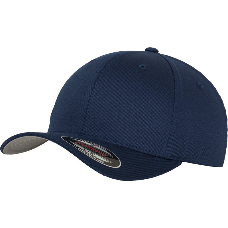 BRANDIT Kšiltovka Flexfit Wooly Combed modrá navy